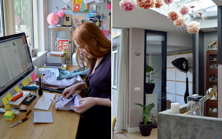 Een fijne werkplek... en keuken Een fijne werkplek... en keuken
